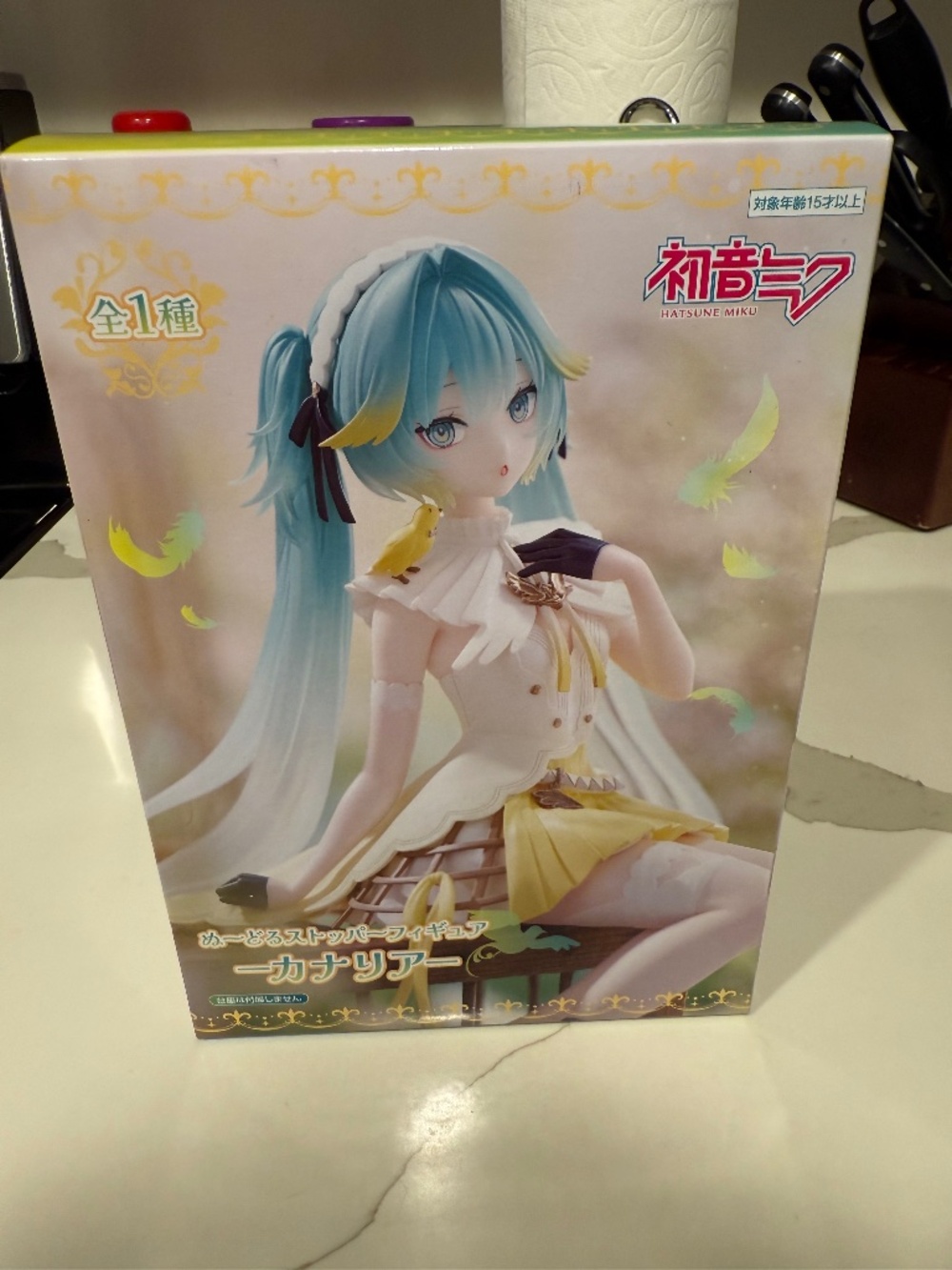 FuRyu Hatsune Miku Noodle Stopper Figure Canary Bird Anime Vocaloid